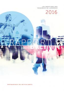 Publication du rapport d'activité 2016 du Conseil national des greffiers des tribunaux de commerce