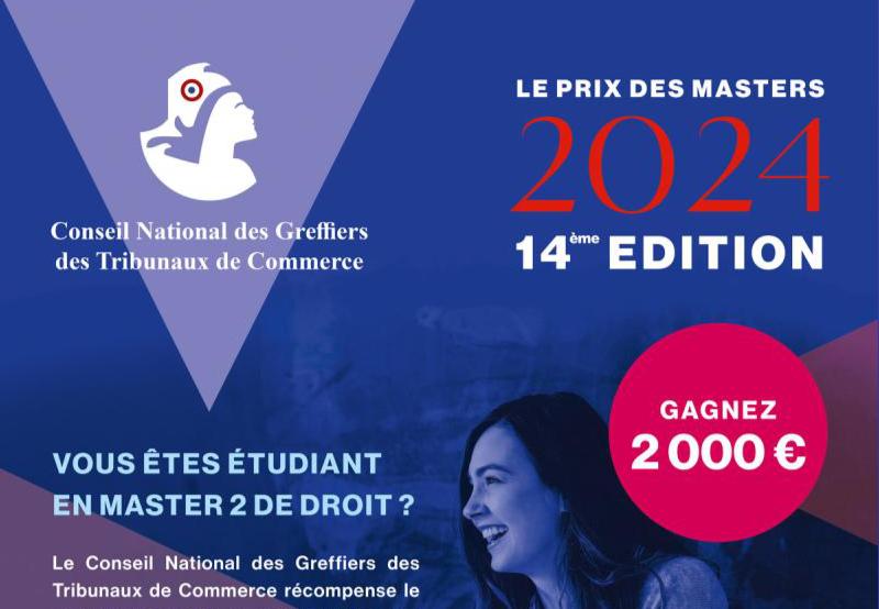 Edition 2024 du prix des Masters ! 